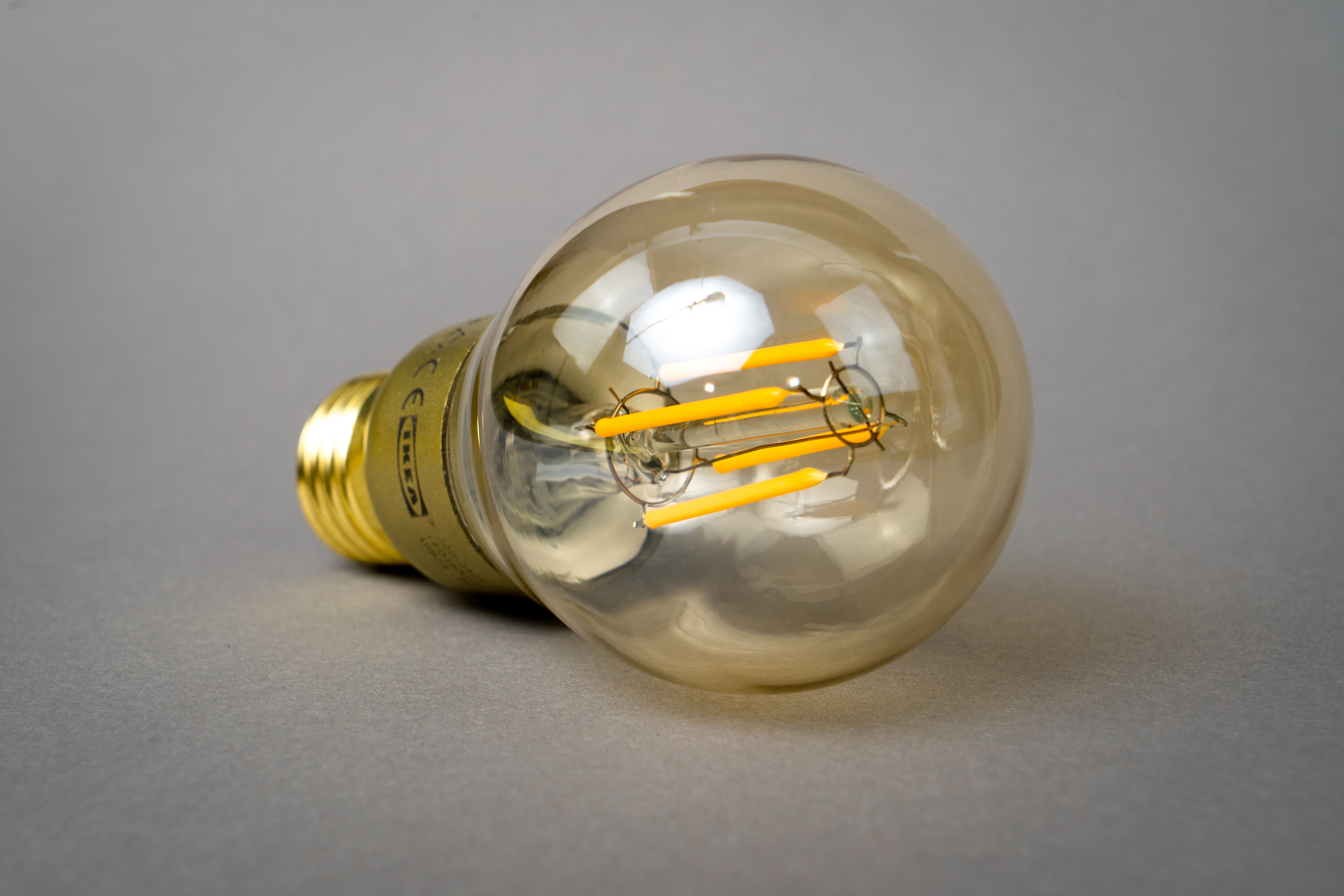 Closeup of lightbulb