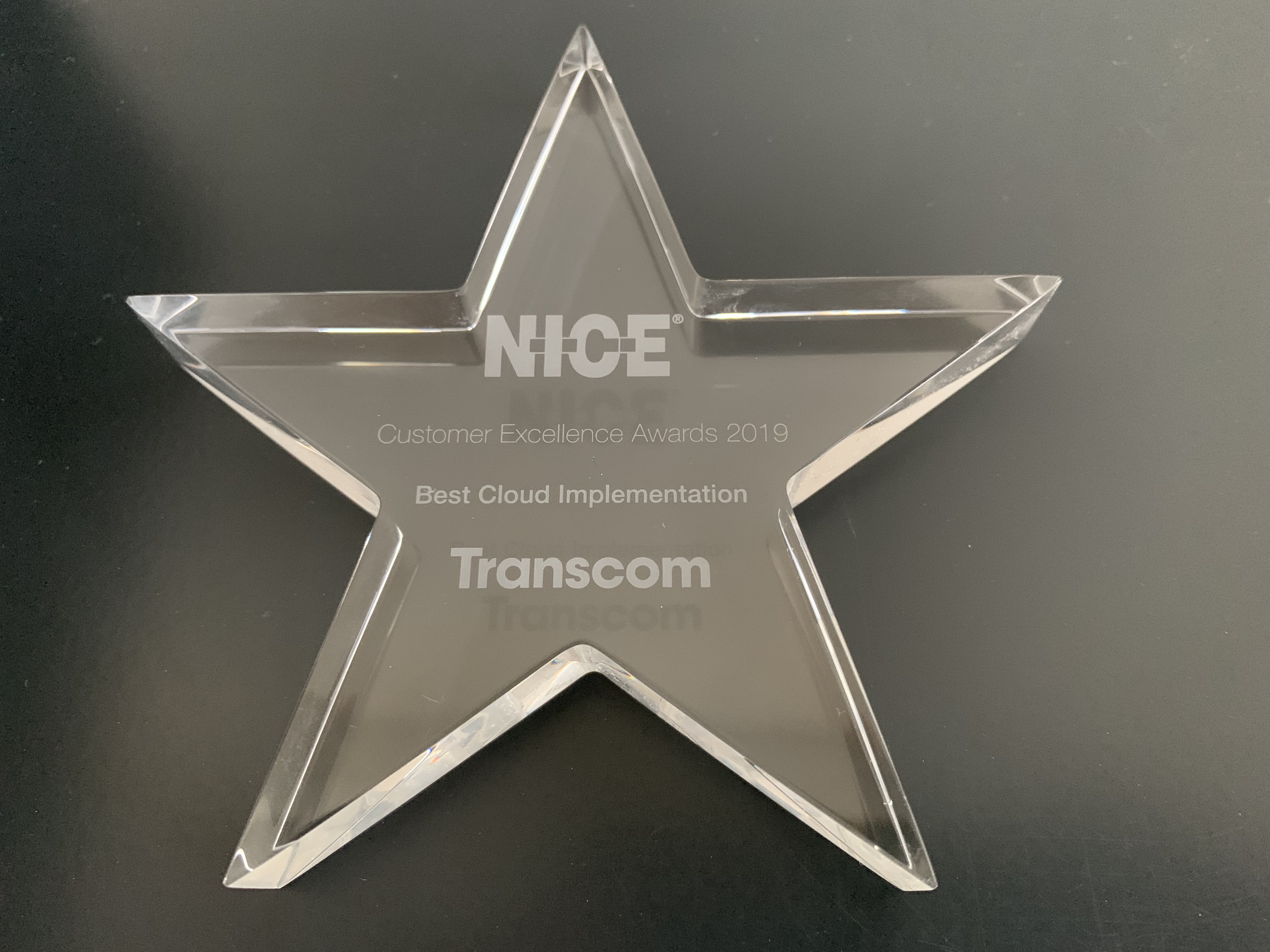 NICE Best Cloud Implementation Award