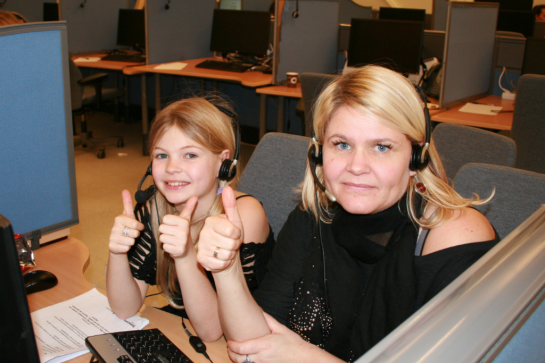 Hanne Bjørnstad and her daughter