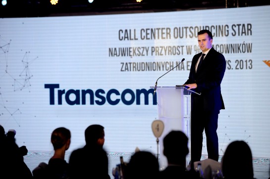 Transcom Worldwide Poland awarded at the Outsourcing Stars Gala, source: ProProgressio